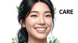 치료 후 건강한 치아 관리를 상징하는 전문적인 이미지